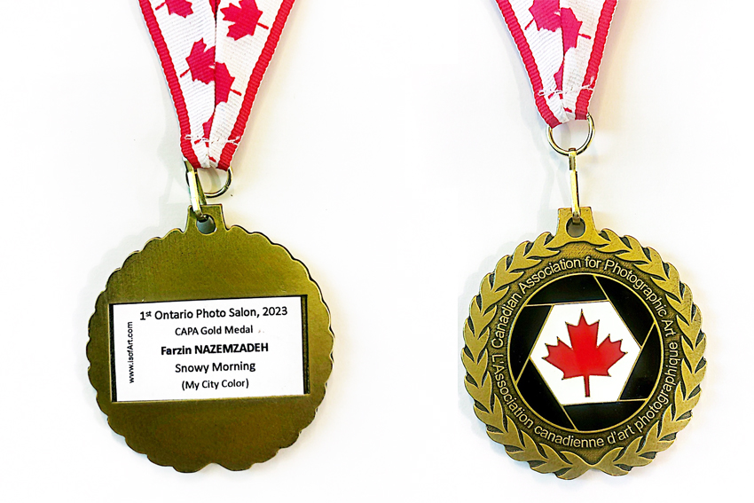  CAPA Gold Medal 2023   / Canada / From Canadian Association for  Photographic  Art  for  
